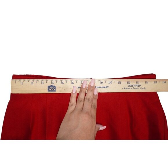 Vintage Wool Skirt Bundle - Red, Navy, Burgundy - Size 12 - Norton McNaughton, - Picture 6 of 16